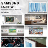 Samsung 55” Class LS03HW Series The Frame Pro 4K UHD SamsungVision AI Smart Tizen TV (2026)