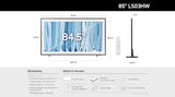 Samsung 85” Class LS03HW Series The Frame Pro 4K UHD SamsungVision AI Smart Tizen TV (2026)