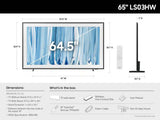 Samsung 65” Class LS03HW Series The Frame Pro 4K UHD SamsungVision AI Smart Tizen TV (2026)
