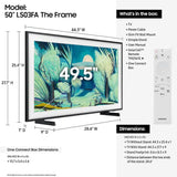 Samsung 50” Class LS03FA The Frame Series QLED 4K UHD Art Mode SamsungVision AI Smart TV 2026