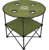Shelterlogic CAMP&GO 28" Round Lightweight Fabric Portable Folding Beach Table
