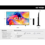 Samsung 43" 4K UHD M70H Series Mini LED SamsungVision AI Companion Smart Tizen OS TV
