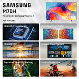Samsung 50" Class M70H Series Mini LED 4K UHD SamsungVision AI Smart Tizen TV