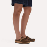 Birkenstock Women's Buckley Braided Suede Leather Clog