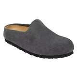 Birkenstock Amsterdam Wrapped Suede Leather Clog - Medium/Narrow