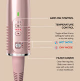 Shark Glossi 2-in-1 Hot Tool and Air Glosser Blow Dryer Brush