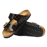 Birkenstock Arizona Embossed Leather Sandal - Medium/Narrow
