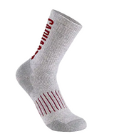 Carhartt Men's Midweight Synthetic-Wool Blend Logo Crew Sock - 2 Pack