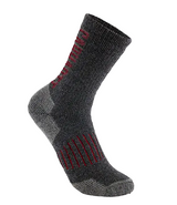 Carhartt Men's Midweight Synthetic-Wool Blend Logo Crew Sock - 2 Pack