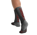 Carhartt Men's Midweight Synthetic-Wool Blend Logo Crew Sock - 2 Pack