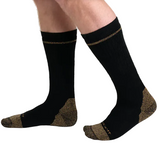 Carhartt Men's Midweight Cotton Blend Steel Toe Boot Sock 2-Pack