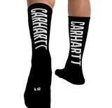 Carhartt Men's Midweight Cotton-TENCEL Logo Crew Sock 3 Pack
