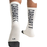 Carhartt Men's Midweight Cotton-TENCEL Logo Crew Sock 3 Pack