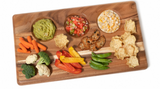 Lipper International Acacia 3-Dip Serve Board