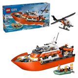 LEGO City Coast Guard Rescue Boat & Helicopter