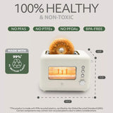 Willow Eco Series 2 Slice Toaster with Clear-View Window