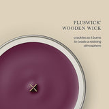 WoodWick Large Hourglass Candle - Velvet Plum