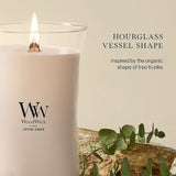 WoodWick Large Hourglass Candle - Crystal Ginger