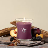WoodWick Medium Hourglass Candle - Velvet Plum