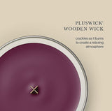WoodWick Medium Hourglass Candle - Velvet Plum