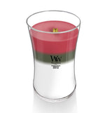 WoodWick Large Hourglass Trilogy Candle - Winter Garland Trilogy