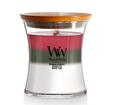 WoodWick Medium Hourglass Trilogy Candle - Winter Garland Trilogy