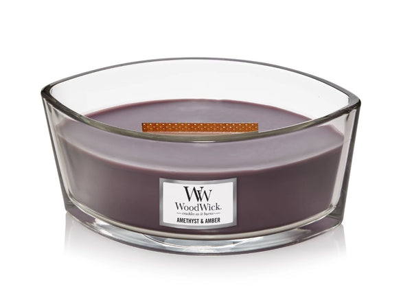 WoodWick Ellipse Candle - Amethyst & Amber