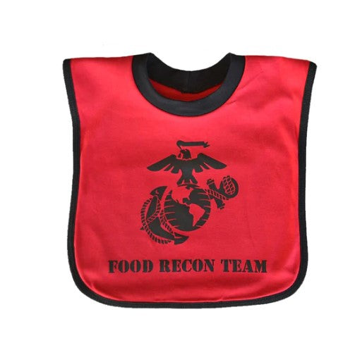 Trooper Marine Food Recon Pullover Baby Bib