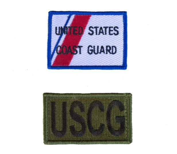 Coast Guard Flight Suit Patches 2 Pack