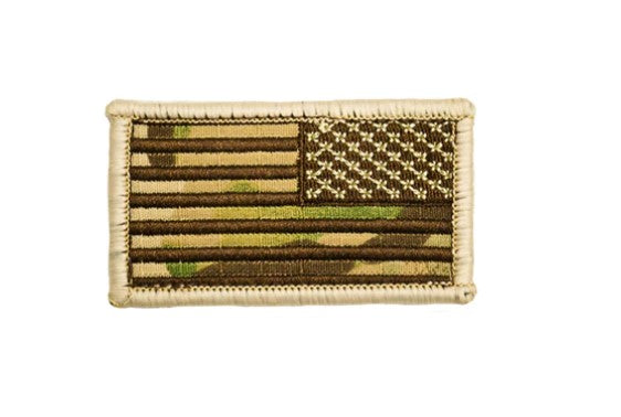 Trooper Youth Multicam Reverse American Flag Patch