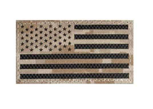 Trooper Youth Laser Desert American Flag Patch