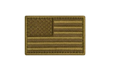 Trooper USA Flag Forward Tan Patch