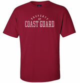 Coast Guard Mens Property of Coast Guard Short Sleeve T-Shirt