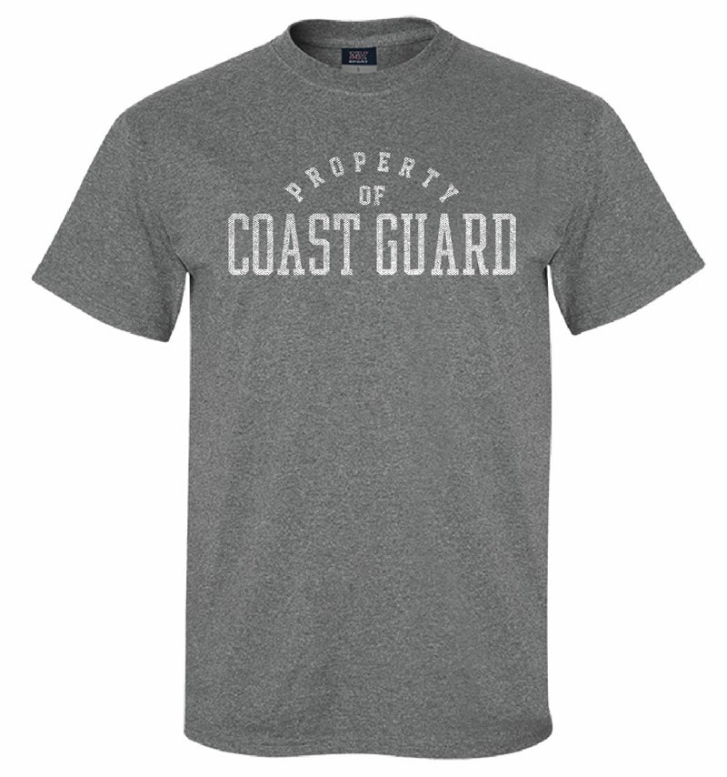 Coast Guard Mens Property of Coast Guard Short Sleeve T-Shirt