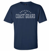 Coast Guard Mens Property of Coast Guard Short Sleeve T-Shirt