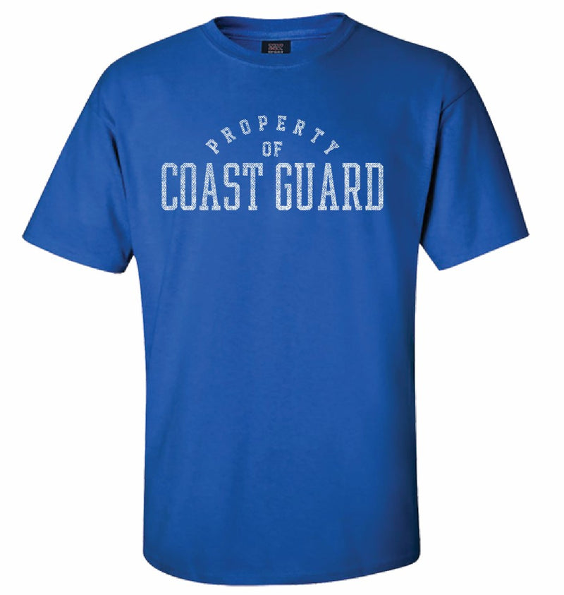 Coast Guard Mens Property of Coast Guard Short Sleeve T-Shirt