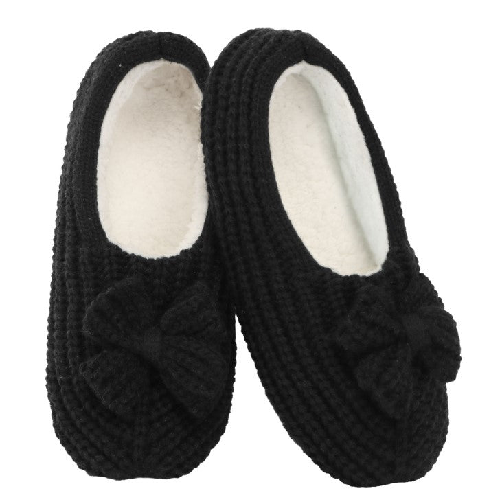 Snoozies Crochet Rib Slipper