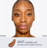 Estee Lauder Double Wear Stay-in-Place Longwear Matte Foundation - 6W1 Sandalwood