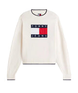 Tommy Hilfiger Tommy Jeans Women's Flag Logo Tipped Sweater