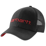 Carhartt Mens Canvas Mesh-Back Logo Graphic Cap