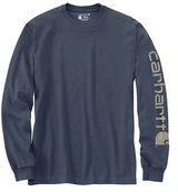 Carhartt Loose Fit Heavyweight Long Sleeve Logo T-Shirt