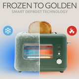 Willow Eco Series 2 Slice Toaster with Clear-View Window