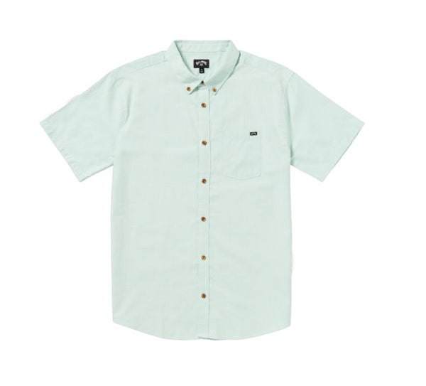 Billabong Mens All Day Woven Short Sleeve Shirt