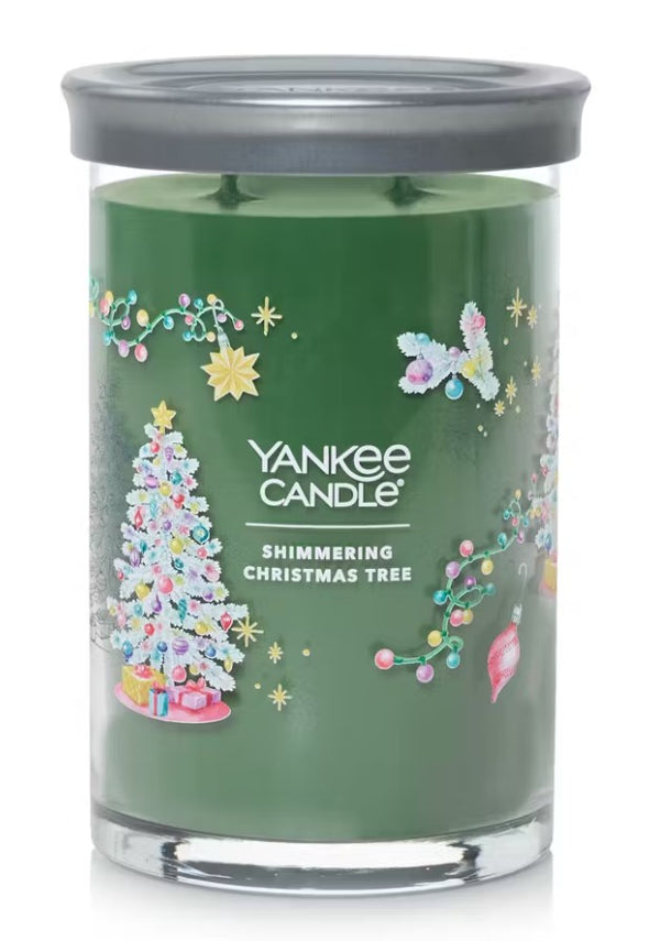 Yankee Candle Signature Large Tumbler Candle - Shimmering Christmas Tree
