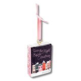 Steel Mill & Co. 'Twas The Night Before Christmas Book Shaped Ceramic Ornament