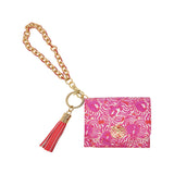Lilly Pulitzer Strawberry Red Pride Snap Card Case