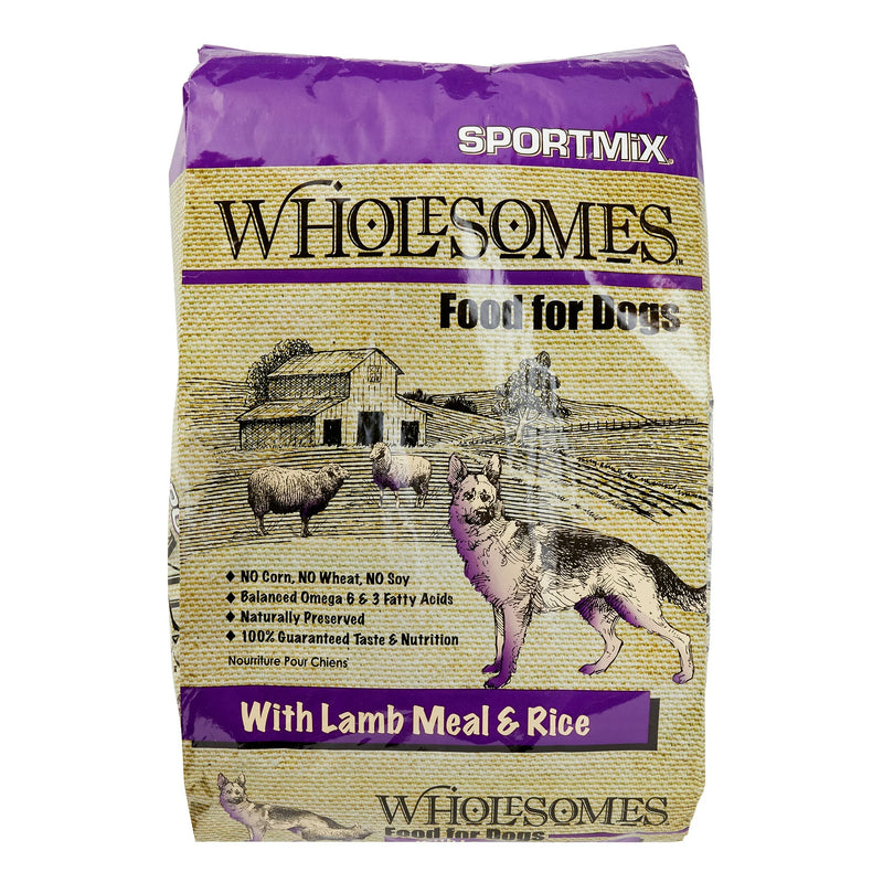 SPORTMiX Wholesomes Lamb Meal & Rice Formula Dry Dog Food - 40 lb.