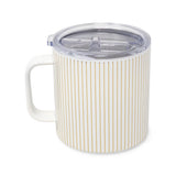 Kate Spade Gold Pinstripe Stainless Steel Coffee Mug - 16 oz.