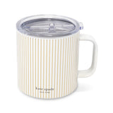 Kate Spade Gold Pinstripe Stainless Steel Coffee Mug - 16 oz.