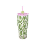 Lilly Pulitzer Textured Palm Stripe Stainless Steel Tumbler - 36 oz.
